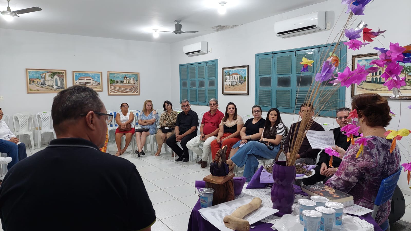 Encontro cultural realizado no Instituto Histórico de Oeiras